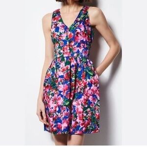 MILLY for DesigNation Print Fit & Flare Dress size 10